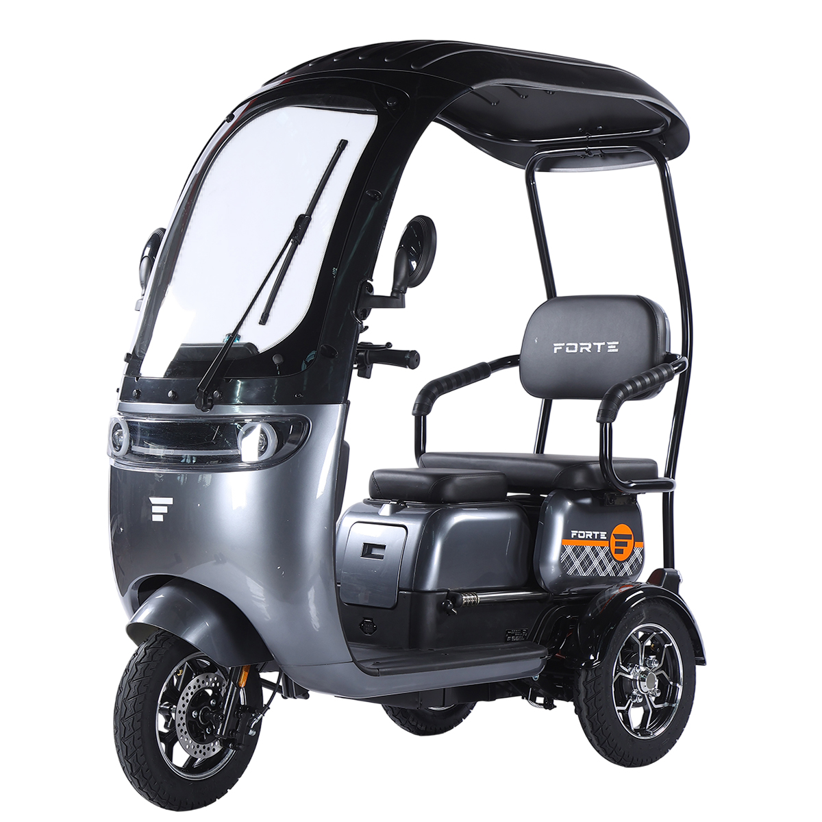 Трицикл акумуляторний Forte TRINE-WN1072G Сірий
