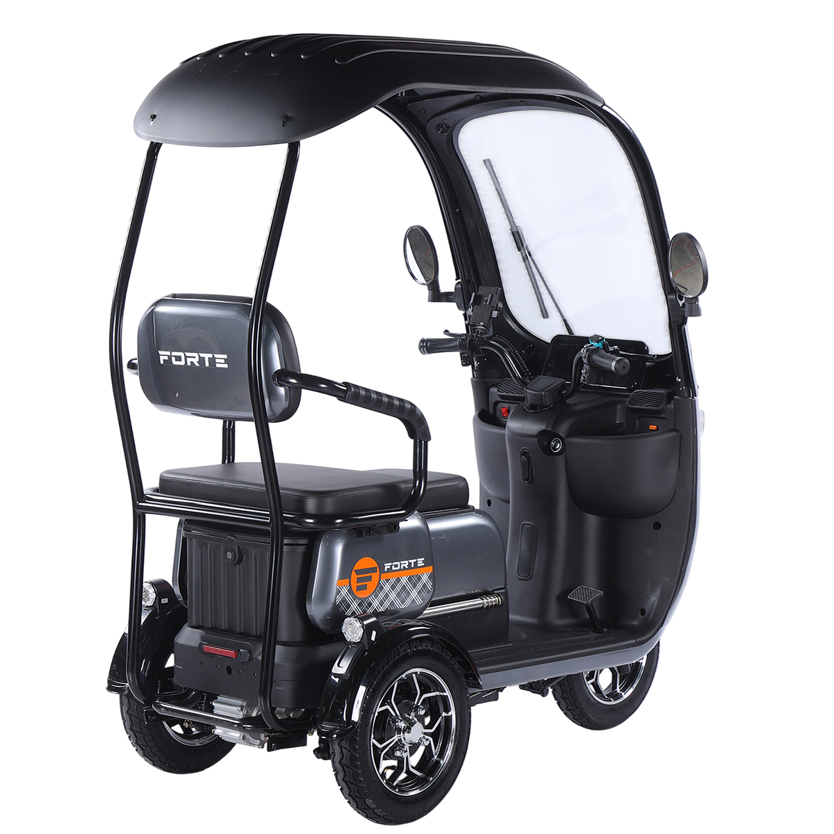 Трицикл акумуляторний Forte TRINE-WN1072G Сірий