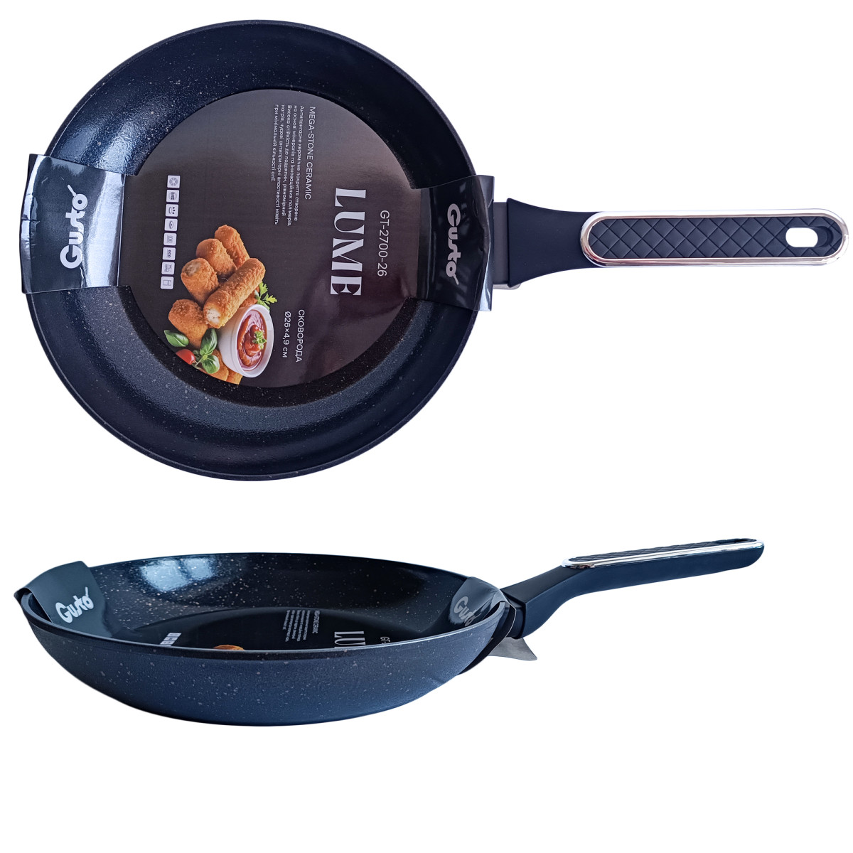 Сковорода GT-2700-26 Lume 26x4.9см. Gusto