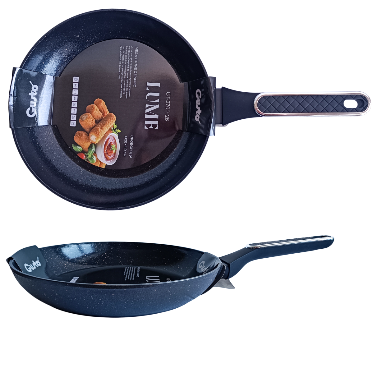 Сковорода GT-2700-26 Lume 26x4.9см. Gusto