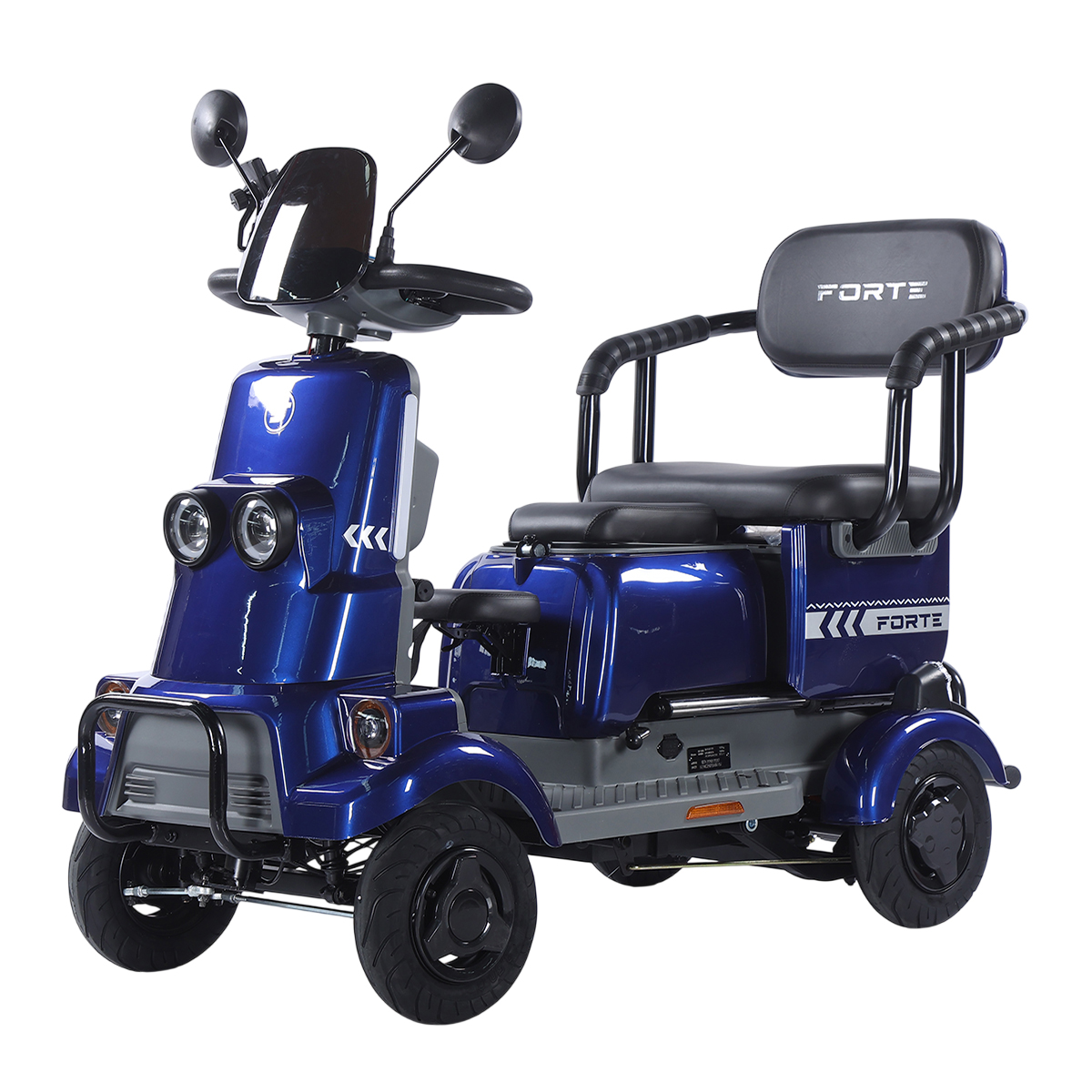 Трицикл аккумуляторный Forte SONIC-WN800B Синий