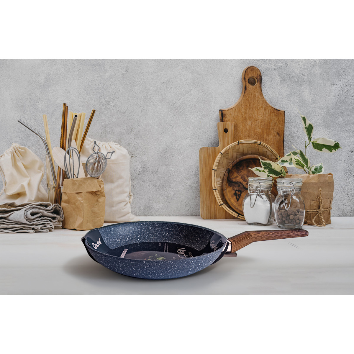 Сковорода GT-2501-28 Marbella 28х5.1см. Gusto