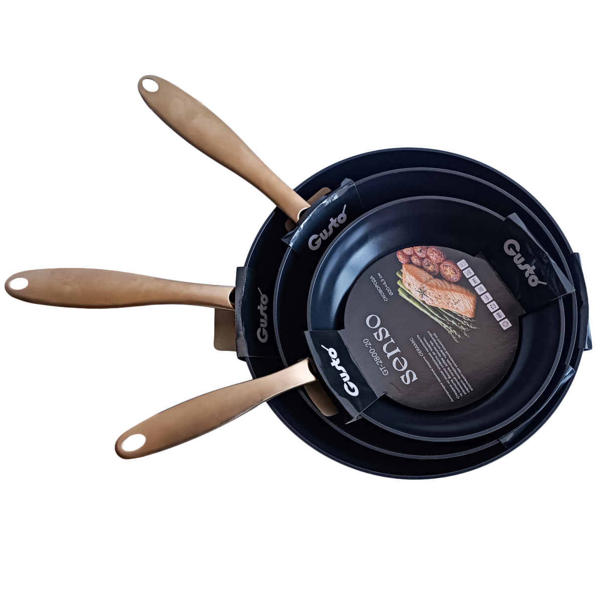 Сковорода GT-2800-24 Senso 24х4.7см. Gusto