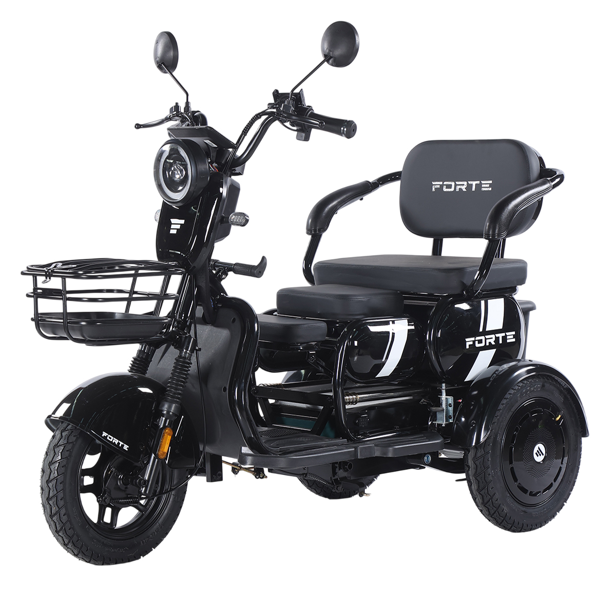 Трицикл акумуляторний Forte Family-WN1060 Чорний