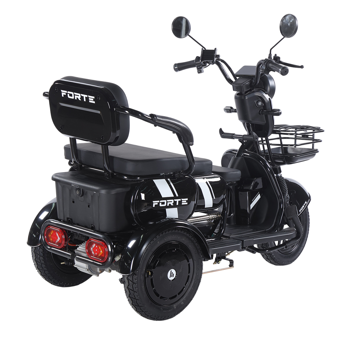 Трицикл акумуляторний Forte Family-WN1060 Чорний