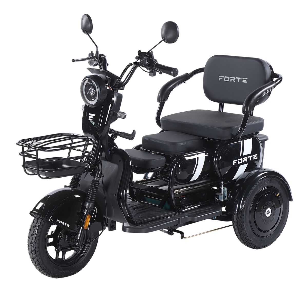 Трицикл акумуляторний Forte Family-WN1060 Чорний