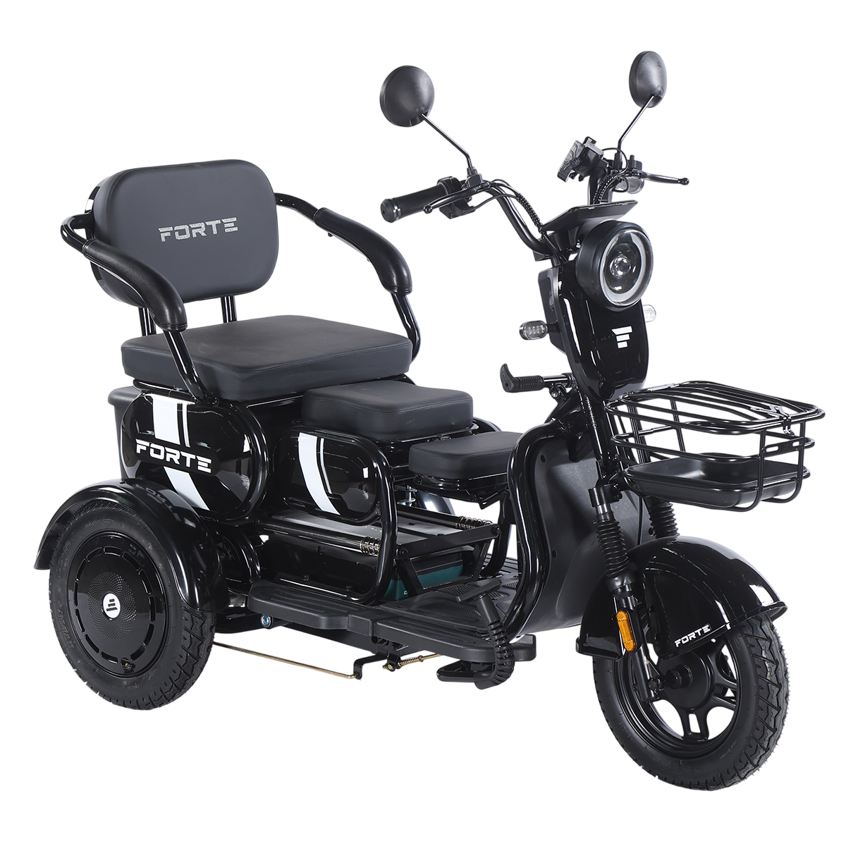 Трицикл акумуляторний Forte Family-WN1060 Чорний