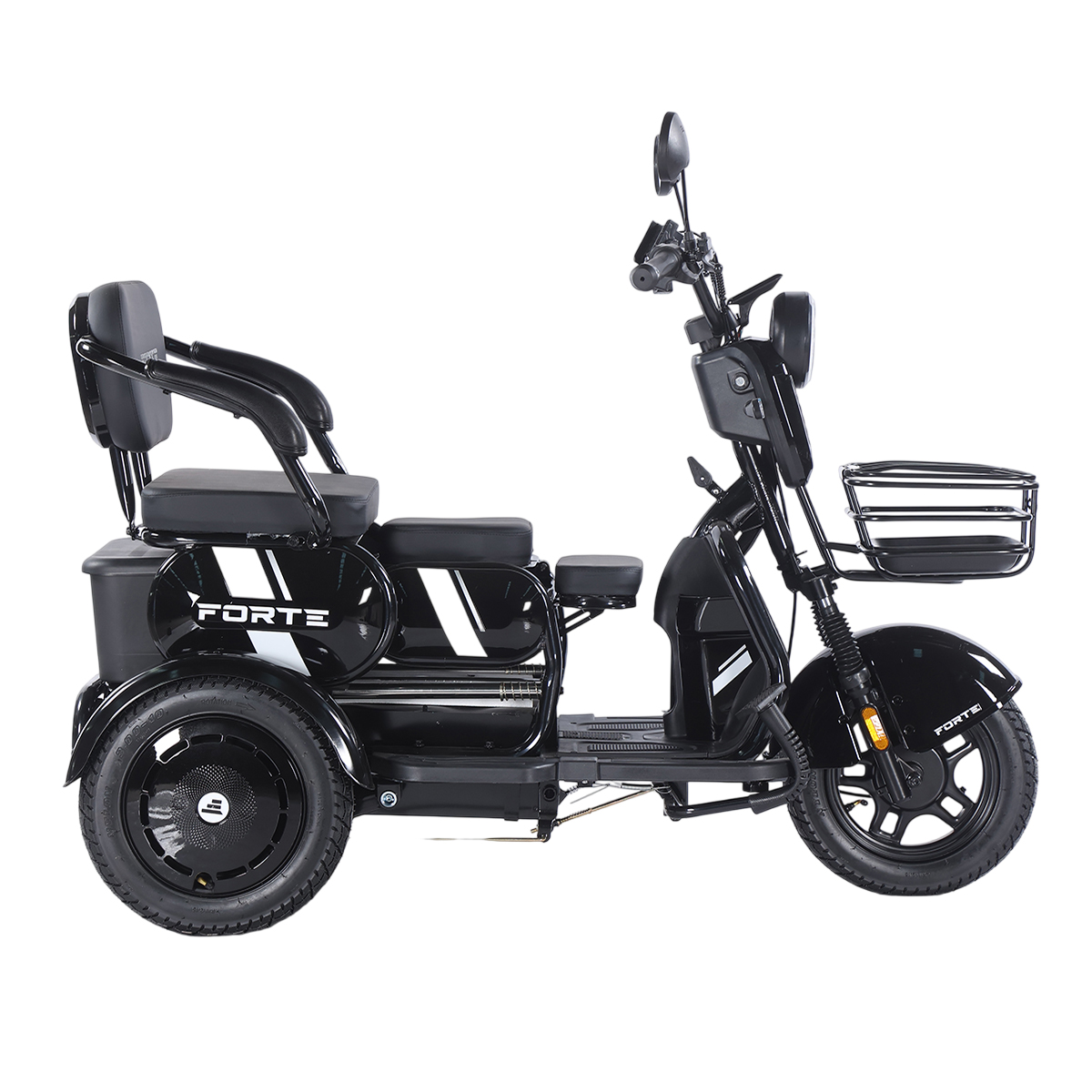 Трицикл акумуляторний Forte Family-WN1060 Чорний