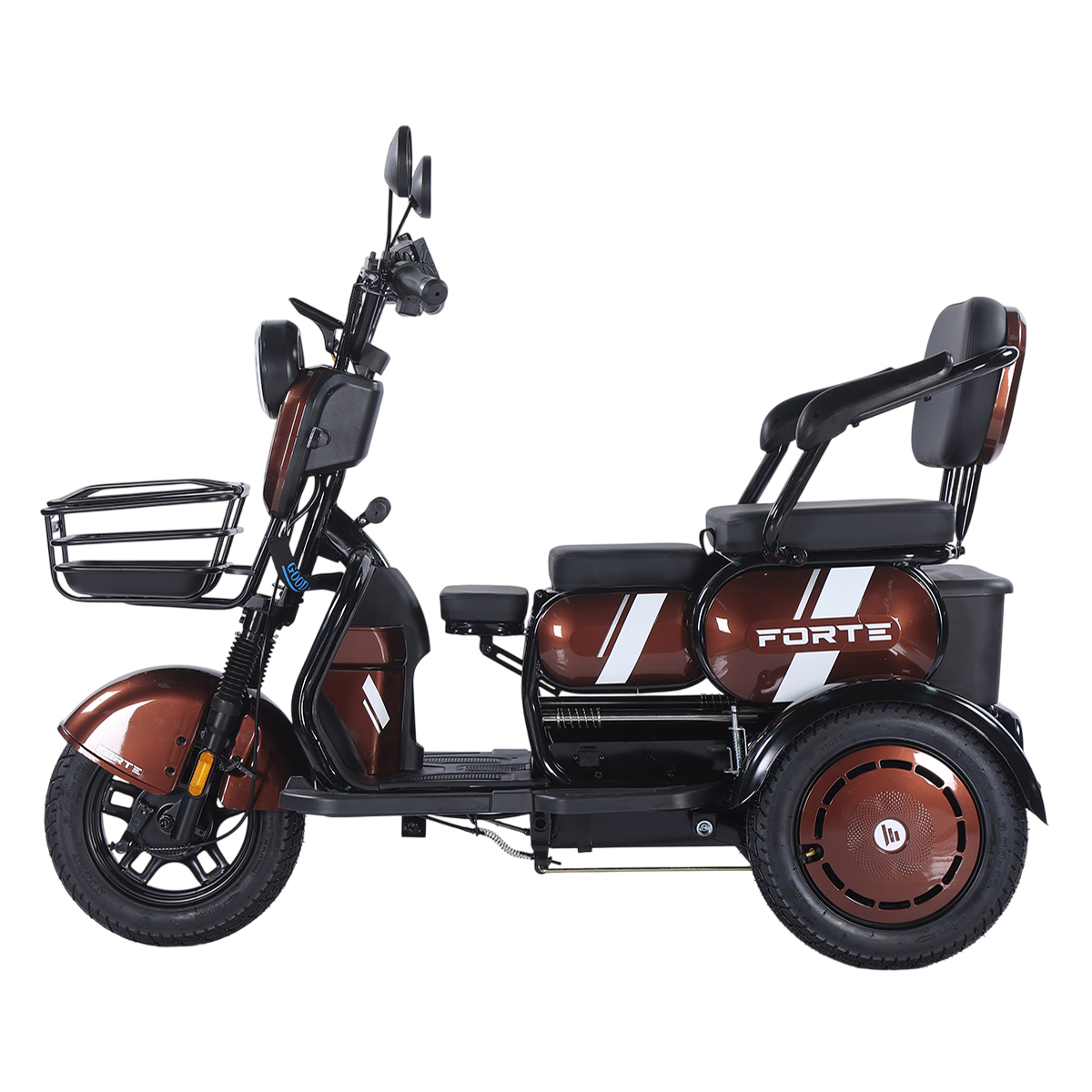 Трицикл аккумуляторный Forte Family-WN1060 Коричневый