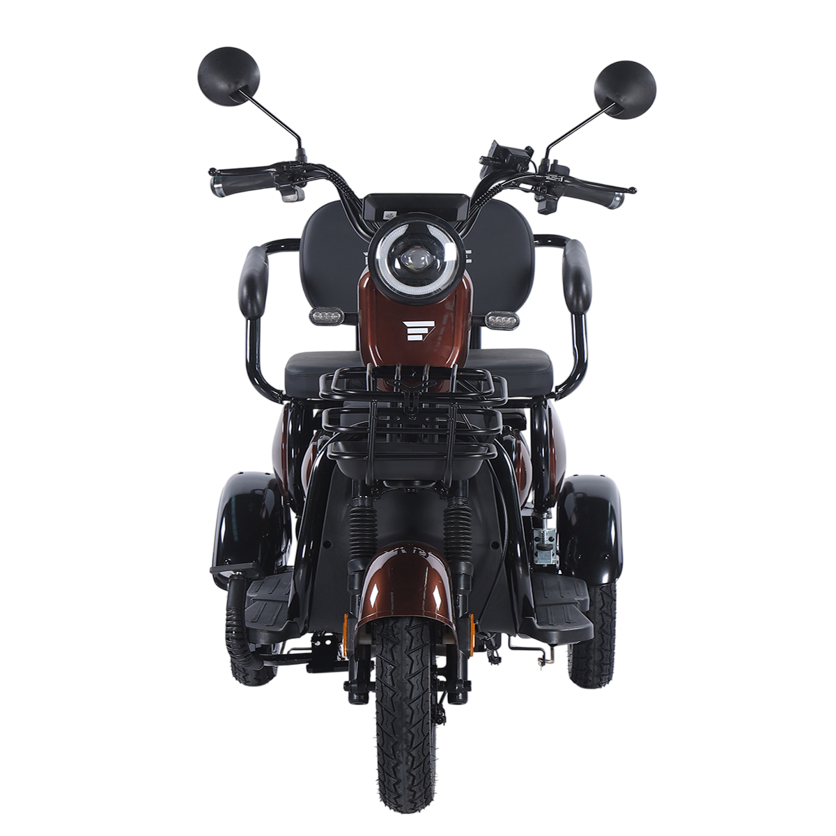 Трицикл аккумуляторный Forte Family-WN1060 Коричневый