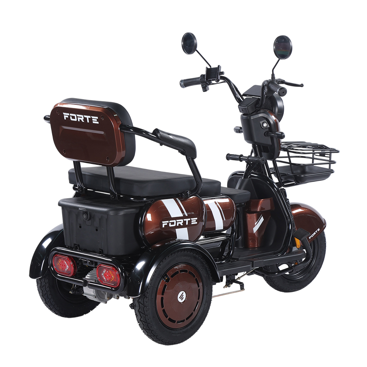 Трицикл аккумуляторный Forte Family-WN1060 Коричневый