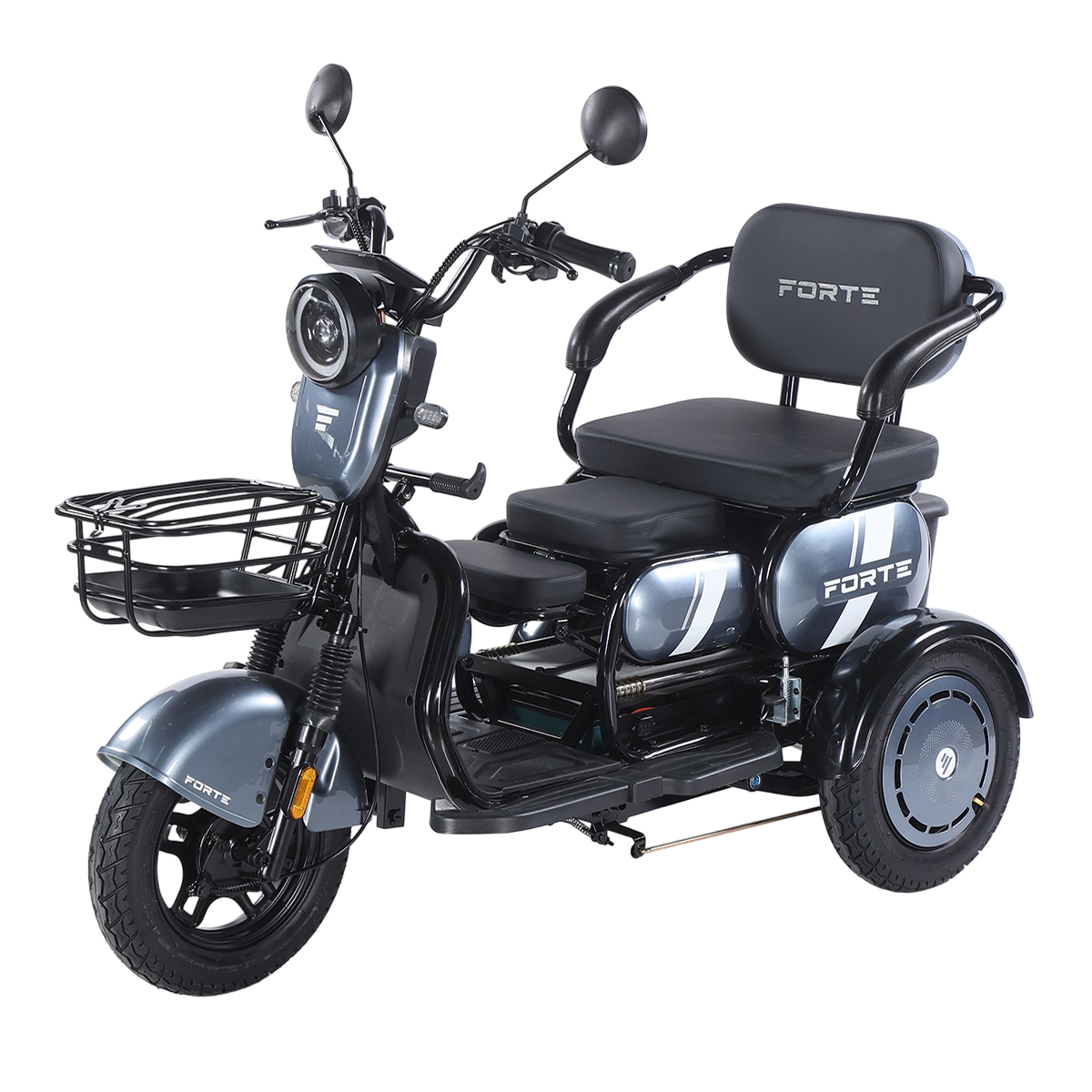 Трицикл аккумуляторный Forte Family-WN1060 Серый