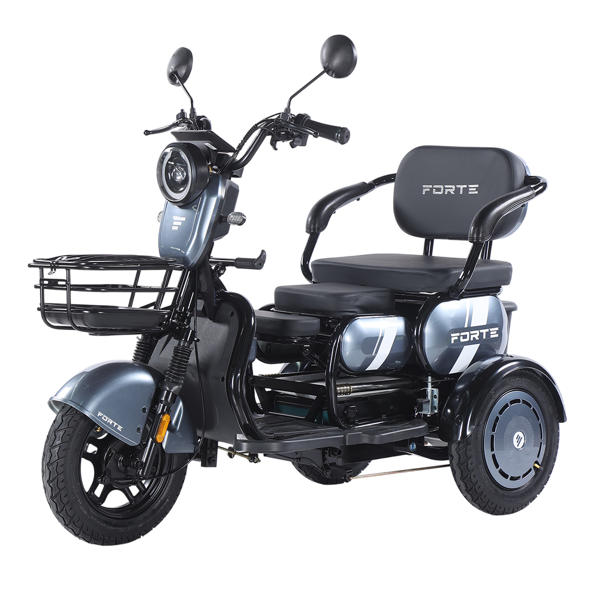 Трицикл аккумуляторный Forte Family-WN1060 Серый