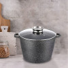 Каструля GT-2404-28/1 покриття MARBLE (28x20cм) 10л Gusto