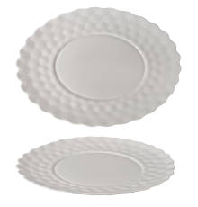 Блюдо VV-355LA Blanco, Lava 355 мм Vittora