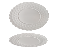 Блюдо VV-355LA Blanco, Lava 355 мм Vittora