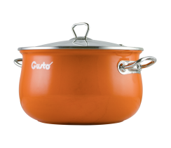 Кастрюля GT-T-218-О Оранж Premium 18 см 3.1 л Gusto