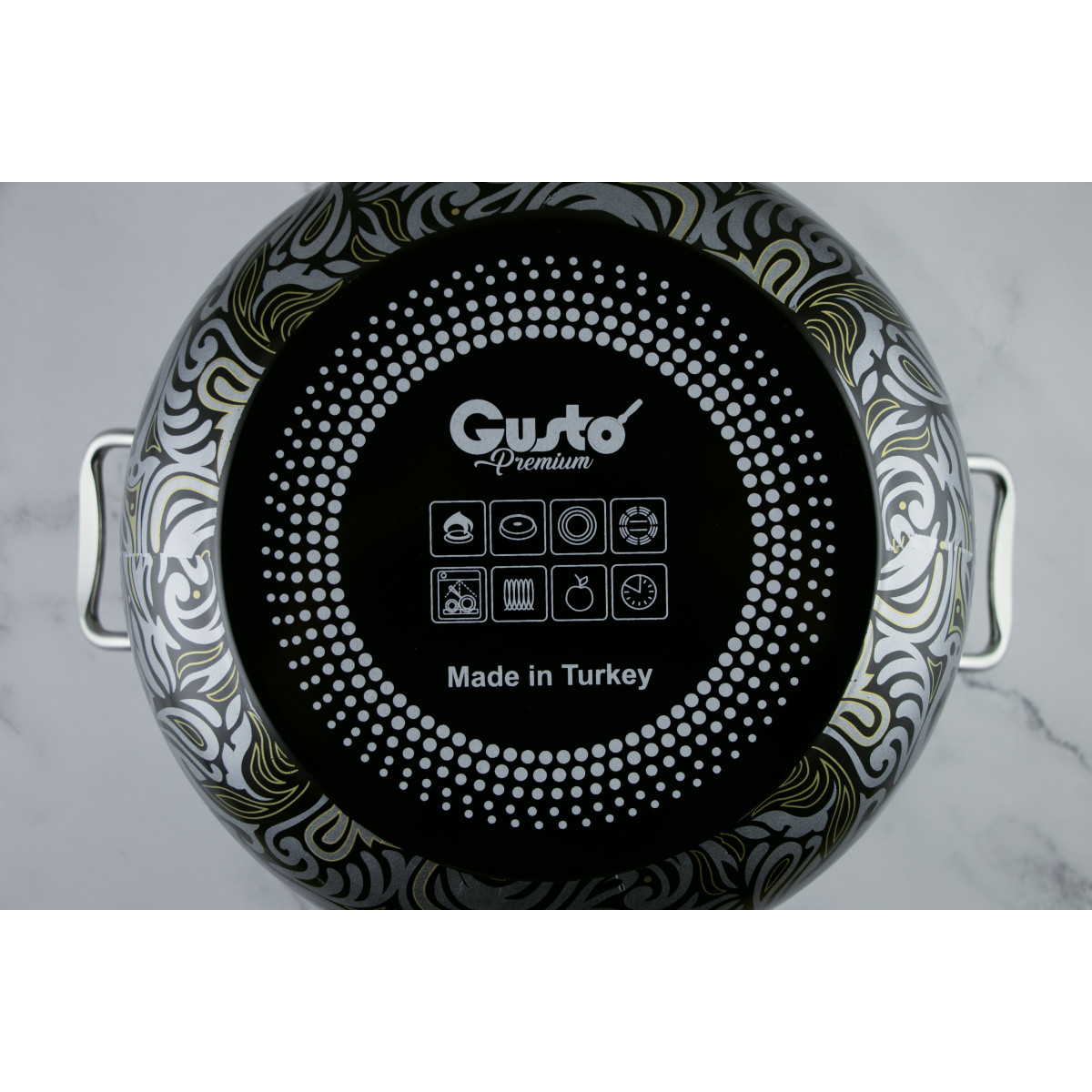 Каструля GT-T-220-М Місячне сяйво Premium 20 см 4 л Gusto