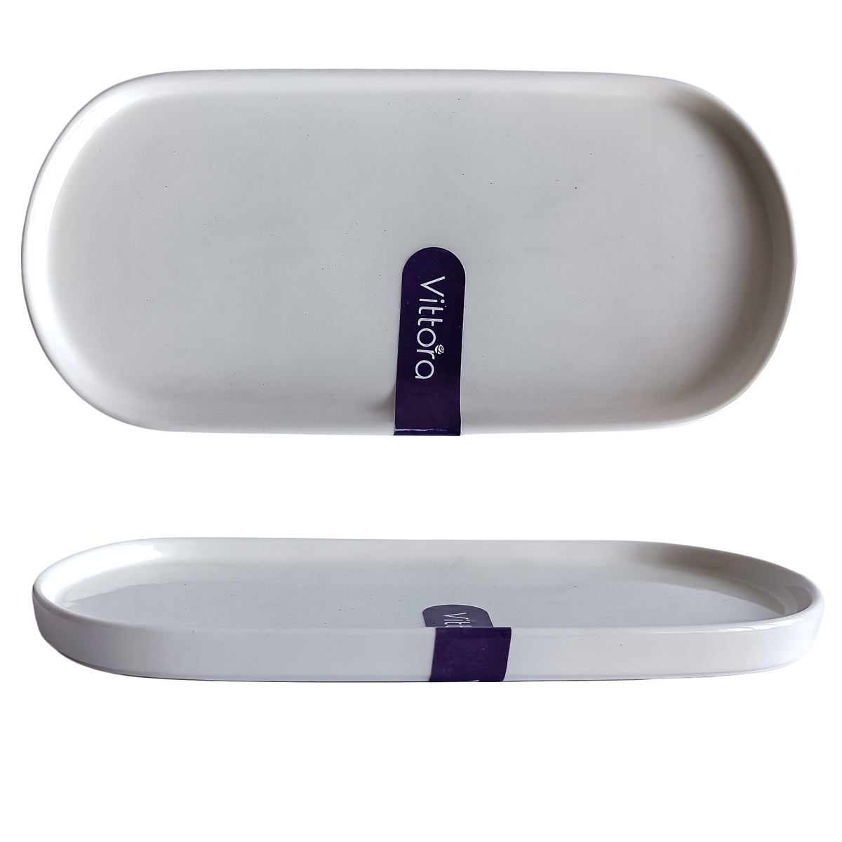 Блюдо VT-P-2217CR Cream Royale Vittora 217*103 мм