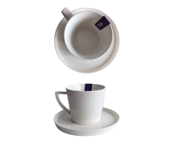 Чашка з блюдцем VT-P-3250CR Cream Royale Vittora 250 мл