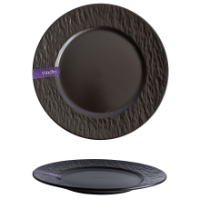 Тарілка обідня VT-P-1260GN Grafene Night Vittora 260 мм