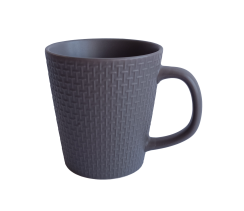 Чашка VT-P-3340GT Gray Texture Vittora 340 мл
