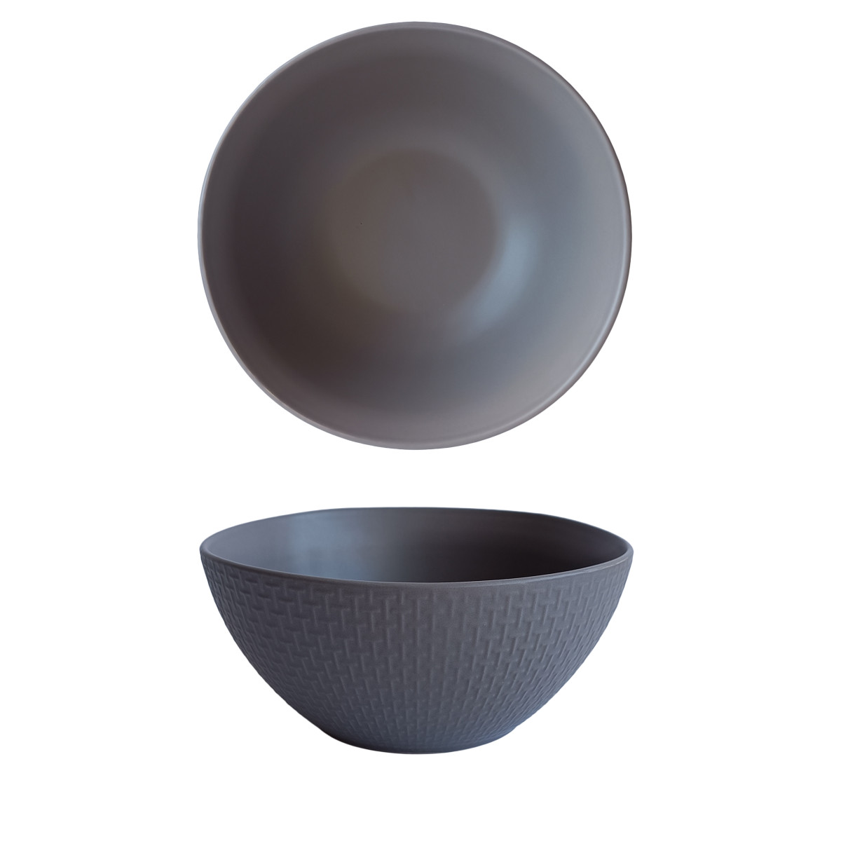 Салатник VT-P-2150GT Gray Texture Vittora 150 мм