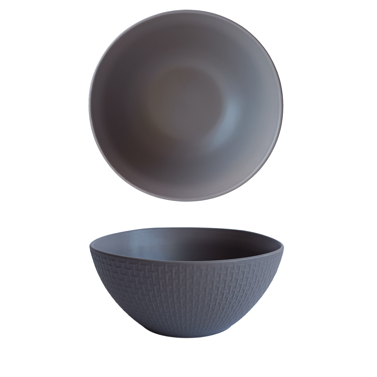 Салатник VT-P-2150GT Gray Texture Vittora 150 мм