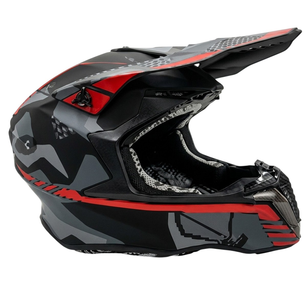 Мотошолом FORTE HD-806-5 Сіро-помаранчевий L