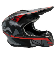 Мотошолом FORTE HD-806-5 Сіро-помаранчевий XL