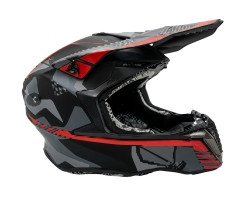 Мотошолом FORTE HD-806-5 Сіро-помаранчевий L