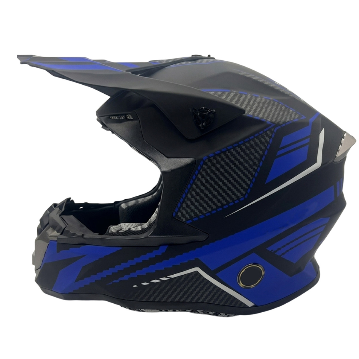 Мотошолом FORTE HD-806-3 Чорно-синій L