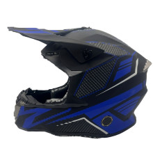 Мотошолом FORTE HD-806-3 Чорно-синій XL