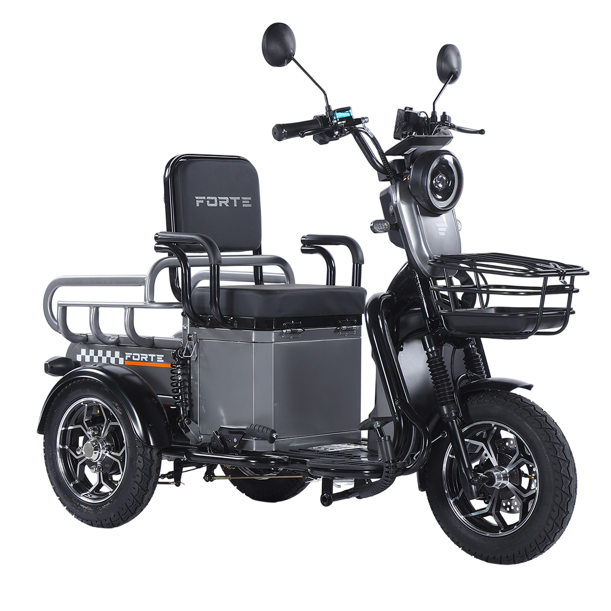 Трицикл акумуляторний Forte CARGO-WN1072 Сірий