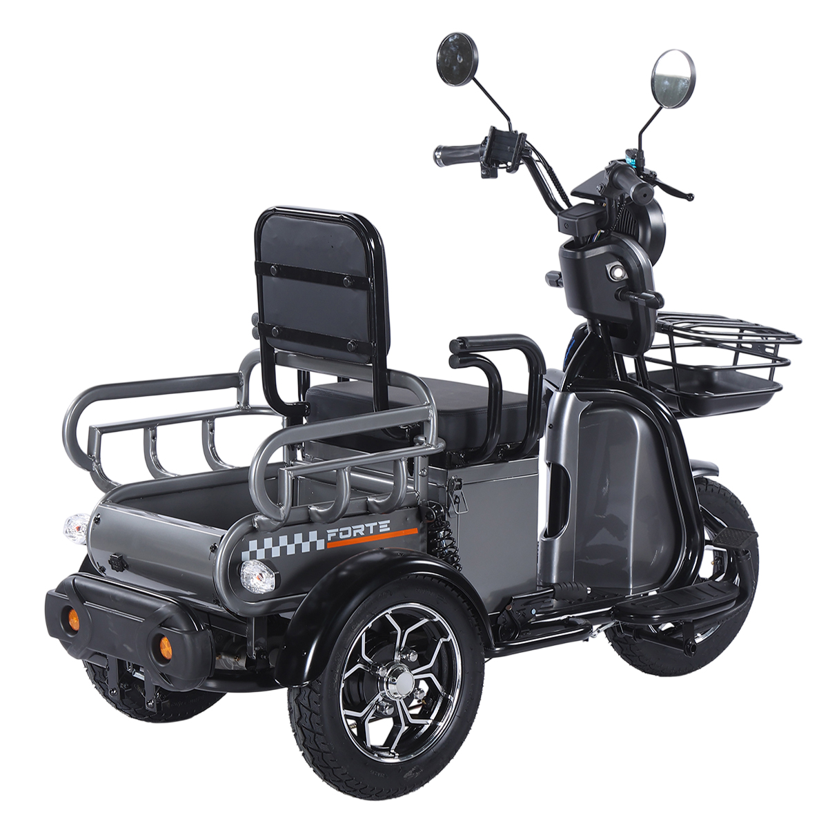 Трицикл акумуляторний Forte CARGO-WN1072 Сірий