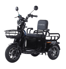 Трицикл акумуляторний Forte  CARGO-WN1072 Чорний