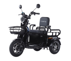 Трицикл акумуляторний Forte  CARGO-WN1072 Чорний