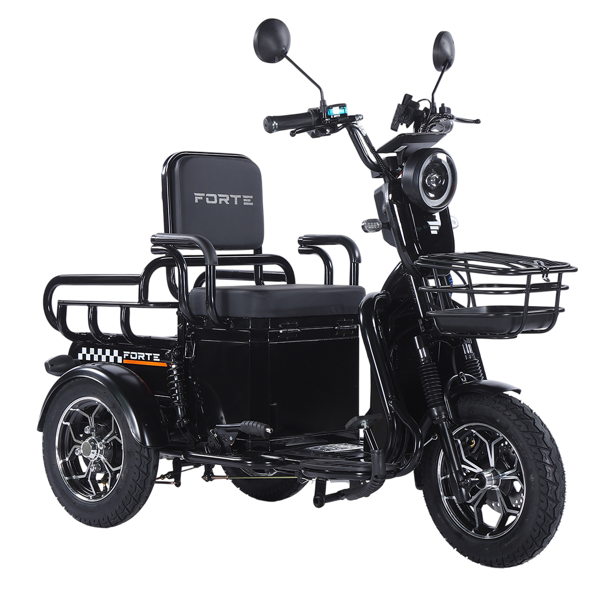 Трицикл акумуляторний Forte CARGO-WN1072 Чорний