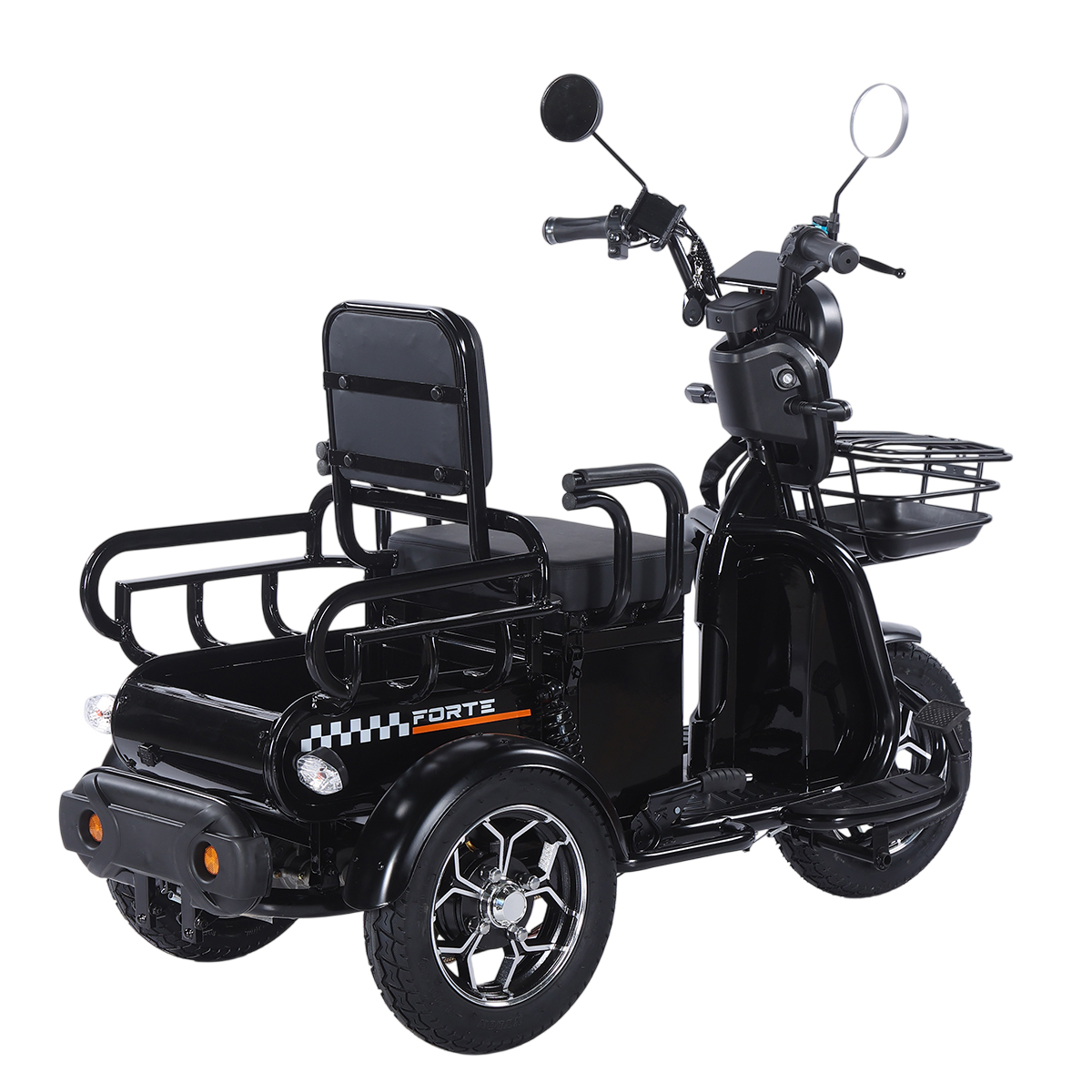 Трицикл акумуляторний Forte CARGO-WN1072 Чорний