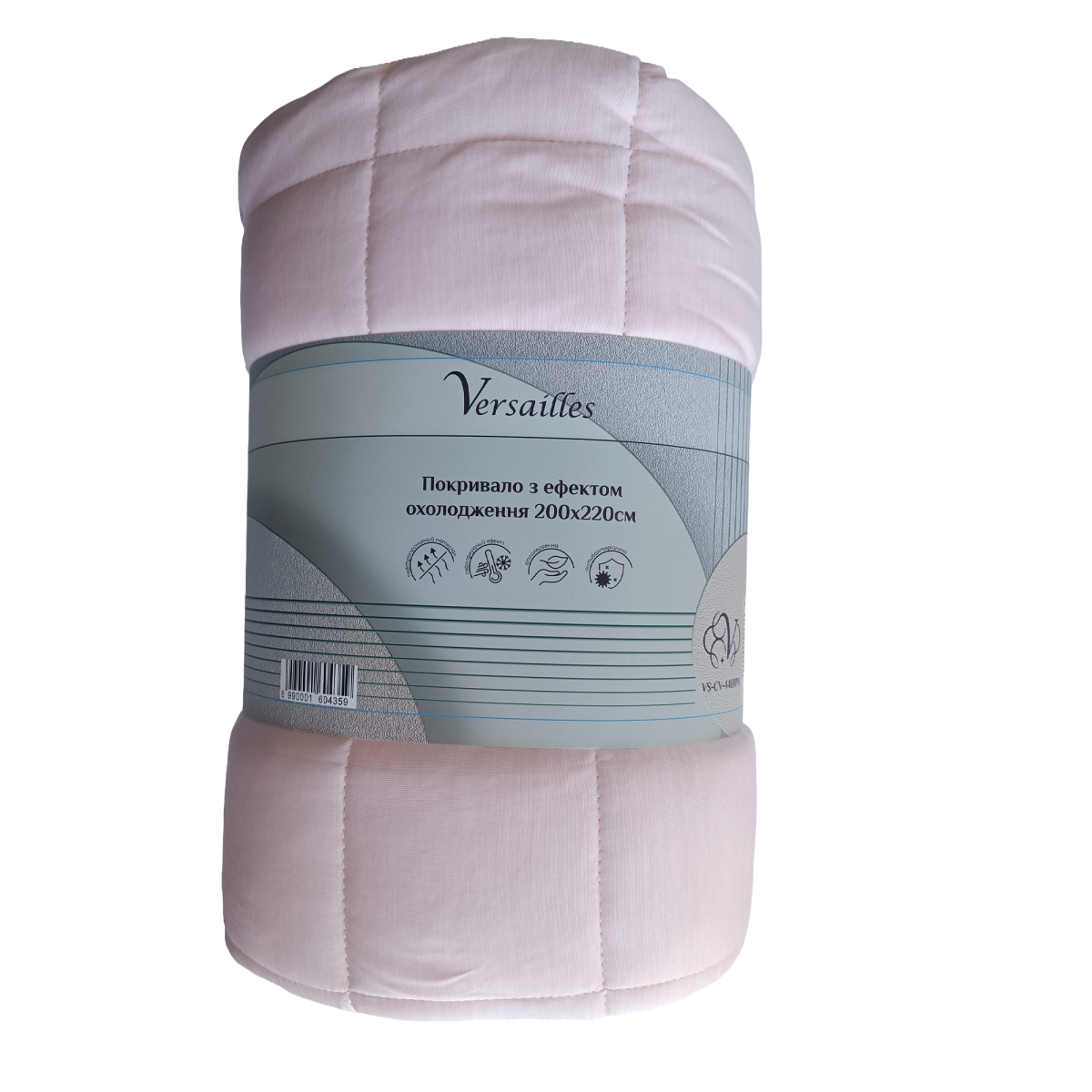 Покривало VS-СV-4400PN з ефектом охолодження 200х220см. рожеве Versailles