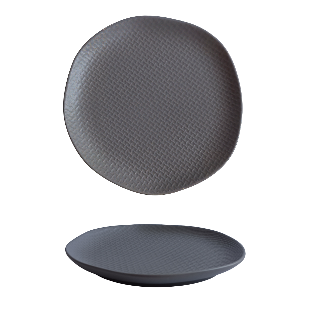 Тарілка десертна VT-P-1205GT Gray Texture Vittora 205 мл