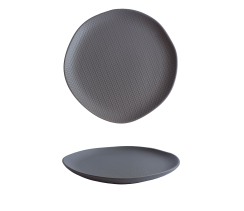 Тарелка обеденная VT-P-1265GT Gray Texture Vittora 265 мл