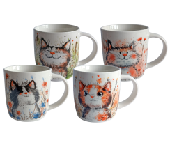 Чашка VT-C-352360 Казкові коти Vittora 360 мл