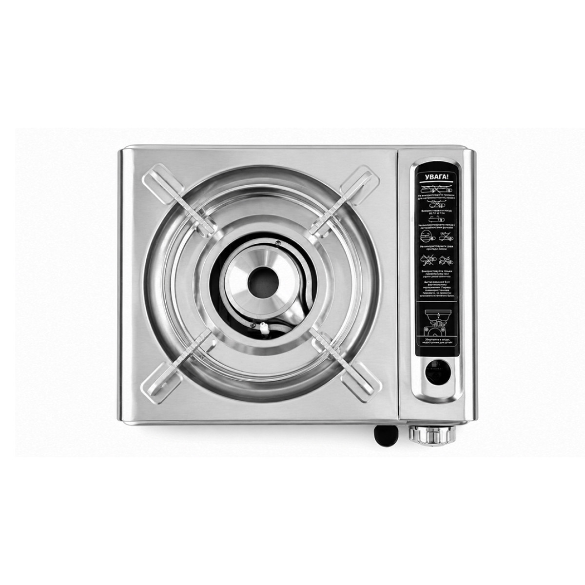 Газовая плита туристическая однокомфорочная нерж ZD-6900S (кейс) X-Treme