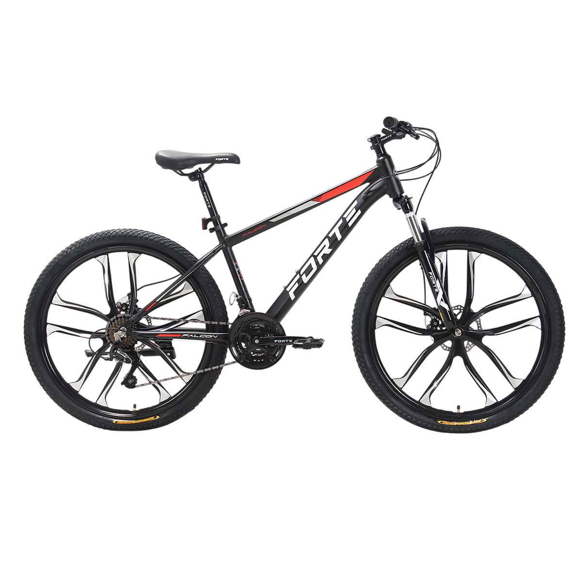 Велосипед Forte FALCON 25.2717-04S, к27,5" р17" алюминий черный