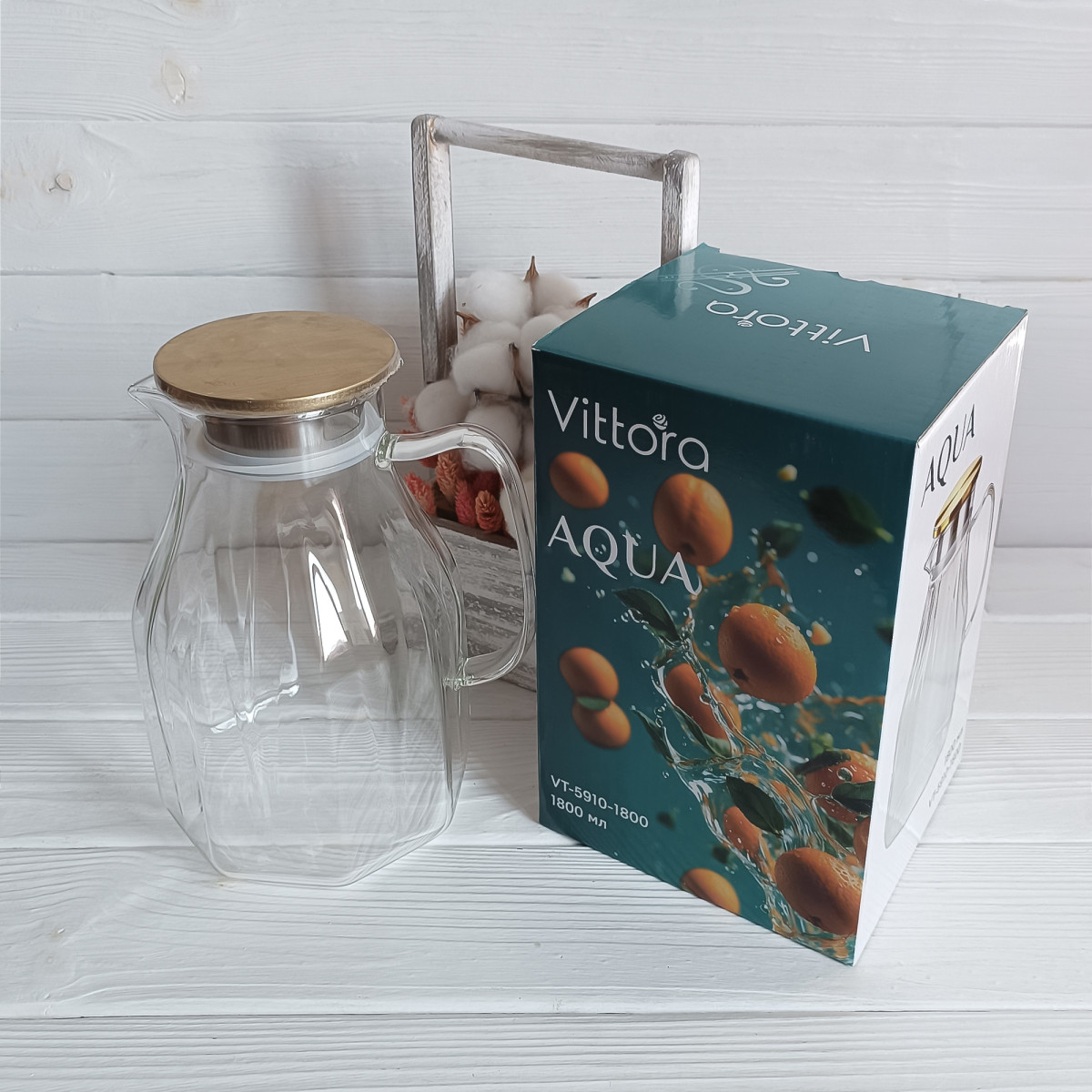 Кувшин Aqua VT-5910-1800 Vittora 1.8 л.