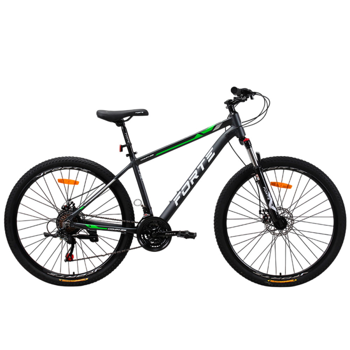 Велосипед Forte COMPASS 26.2717-07S, к27.5 р17 алюміній сіро-зелений
