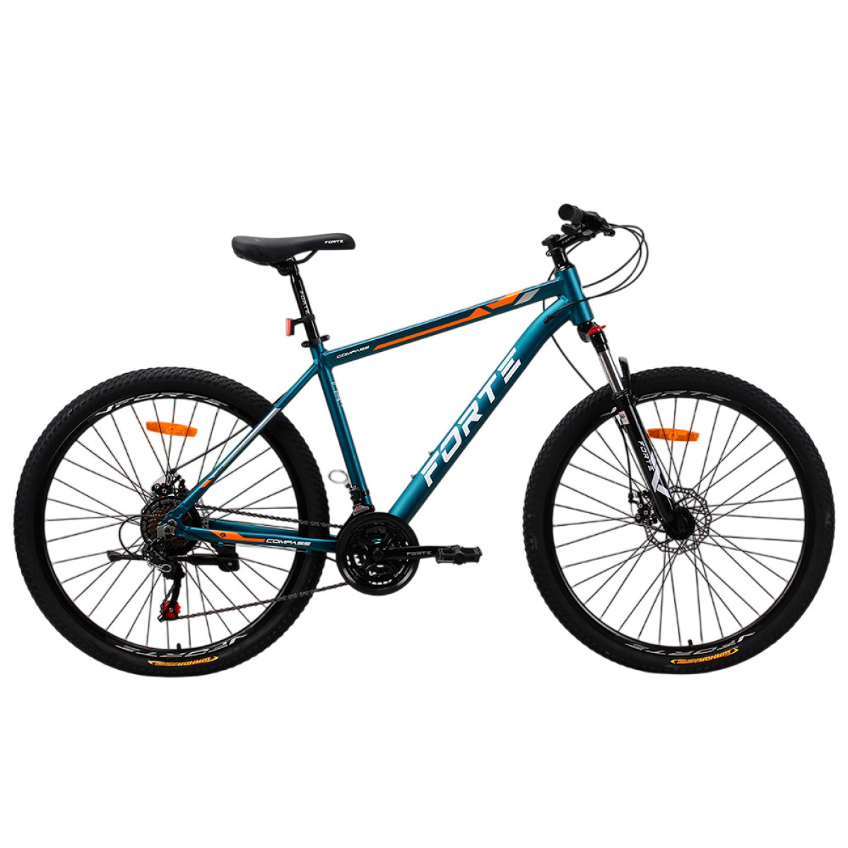 Велосипед Forte COMPASS 26.2719-10S, к27.5р19 алюминий сине-оранж