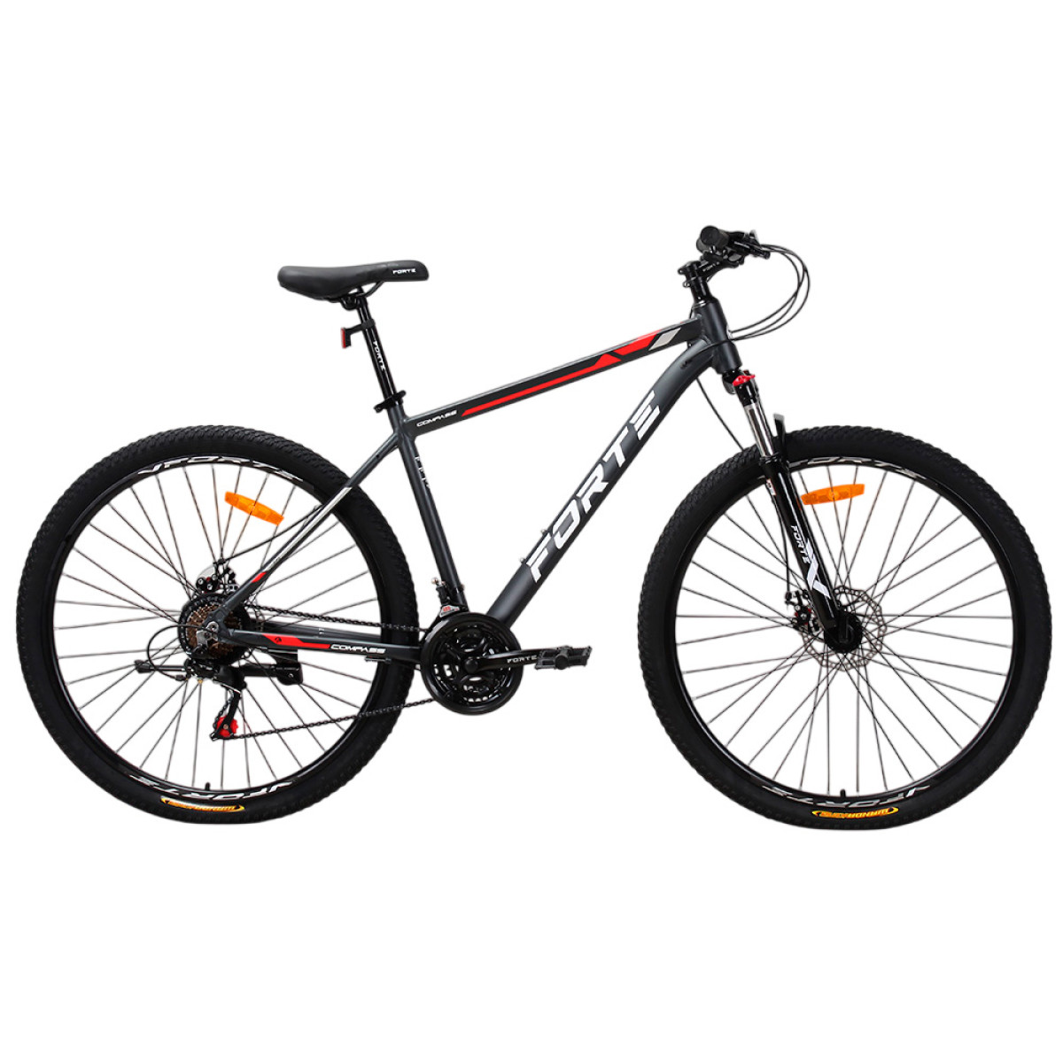 Велосипед Forte COMPASS 26.2919-11S, к29 р19 алюминий серо-красный