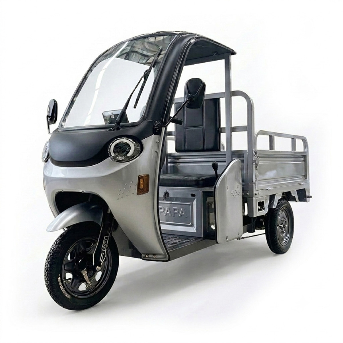 Трицикл вантажний акумуляторний FORTE DW1200-1-3 Срібний
